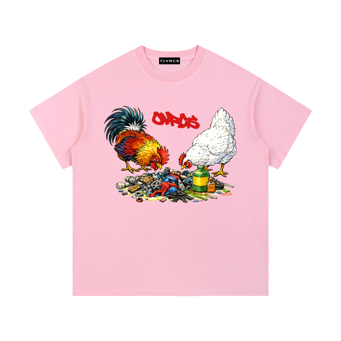 Chicken Vintage Wash Cotton T-Shirt