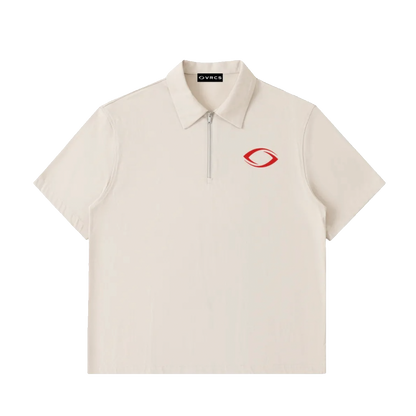 basics,casual,preppy,sporty,cotton,polo,street,daily,school,sport,office,zipper,slit,collar,regular,loose,spring,summer,autumn