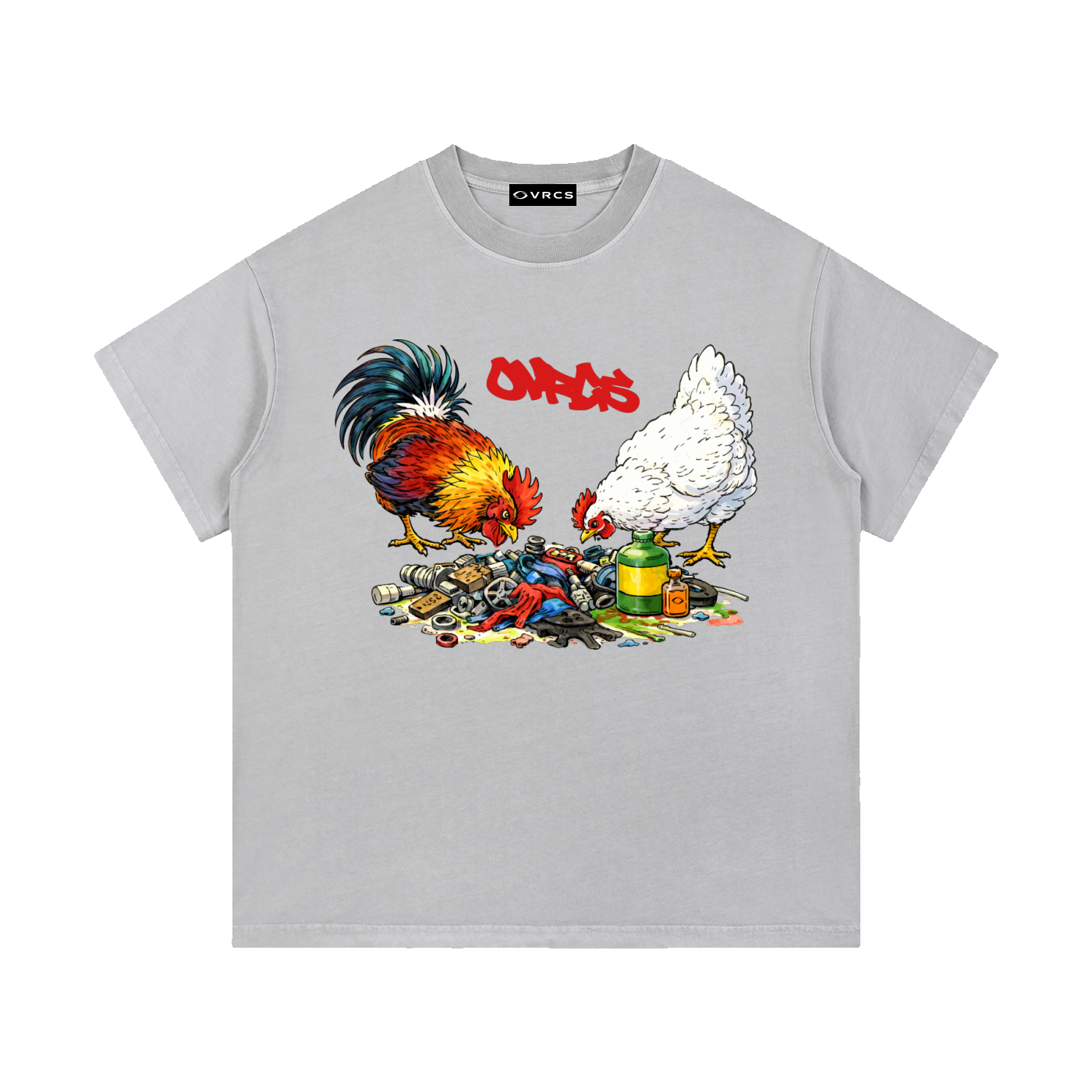 Chicken Vintage Wash Cotton T-Shirt